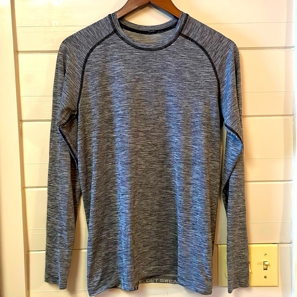 lululemon athletica Other - Lululemon Metal Vent Tech Long Sleeve Performance Gray T Shirt Men's Size S.